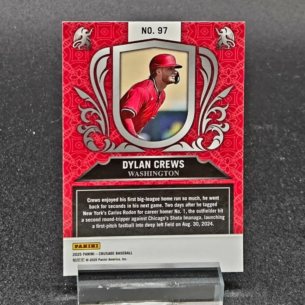 Dylan Crews Bowman Chrome Crusade Mojo RC's Washington Nationals Top Prospect - Picture 7 of 7